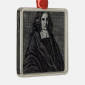 Baruch de Spinoza Metalen Ornament (Rechts)