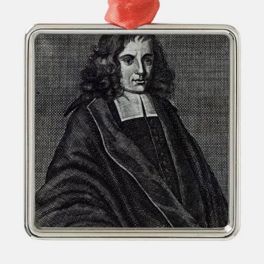 Baruch de Spinoza Metalen Ornament (Voorkant)