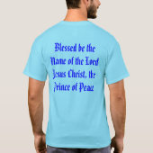 Baruch Hashem Adonai Yeshua HaMeschiach T-shirt (Achterkant)