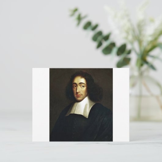 Baruch Spinoza Briefkaart (Staand voorkant)