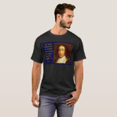 Baruch Spinoza T-shirt (Voorkant volledig)