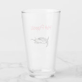 Barware Tumbler met Hot Pepper Design (Achterkant)