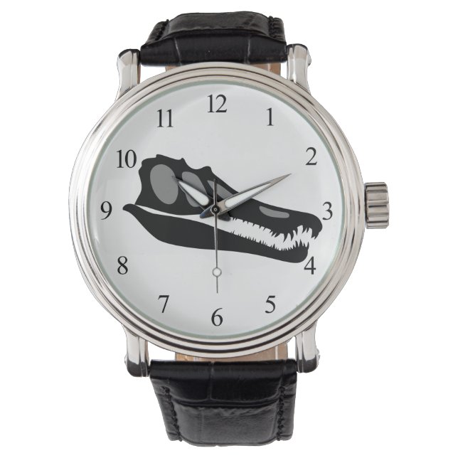 Baryonyx Skull Horloge (Voorkant)