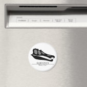 Baryonyx Skull Magneet (Insitu (Vaatwasser))