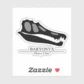Baryonyx Skull Sticker (Vel)