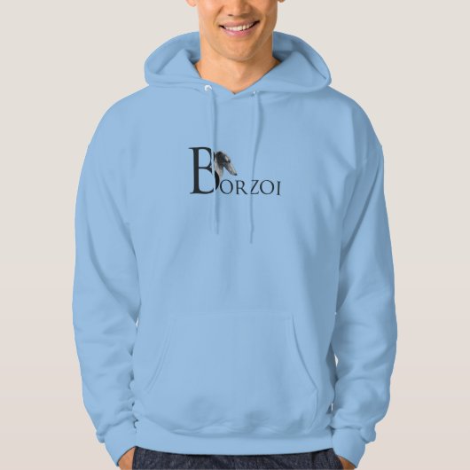 Barzoi Hoodie (Voorkant)