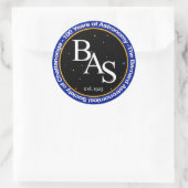 BAS 100 jaar Logo Sticker (Tas)