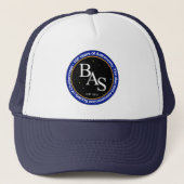 BAS 100 Jaar Logo Trucker Hoed Pet (Voorkant)