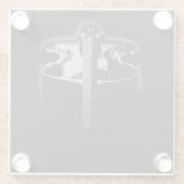 Bas 1 coastercnm glazen onderzetter (Achterkant)