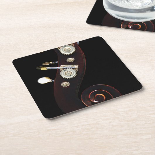 Bas 2 coastercnm kartonnen onderzetters (Schuin)