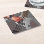 Bas 4 coastercnm kartonnen onderzetters (Schuin)