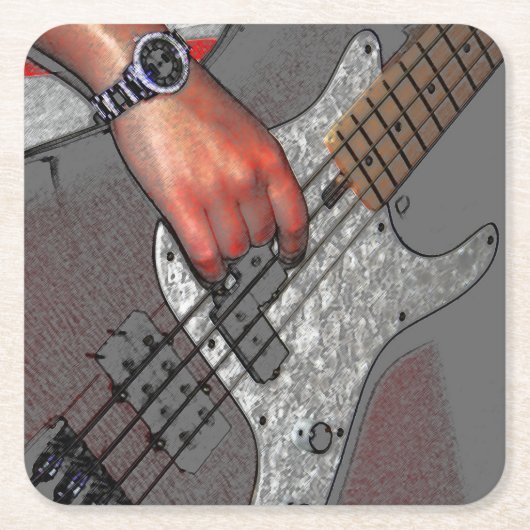 Bas 4 coastercnm kartonnen onderzetters (Voorkant)