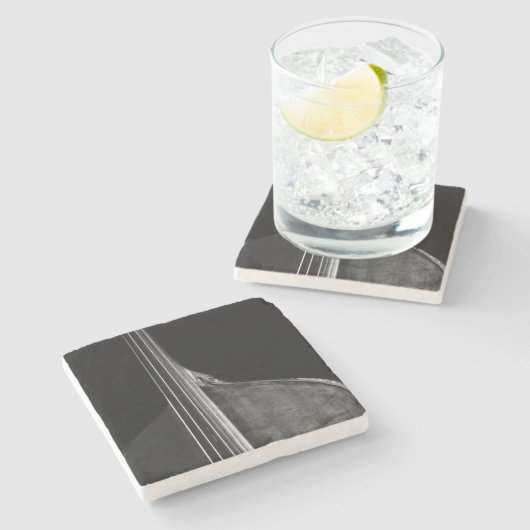 Bas 5 coastercnm stenen onderzetter (Zijkant)