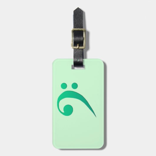 bas bagagelabel (Voorkant verticaal)