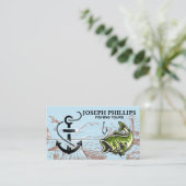 Bas en anker | Verzenddok | Light House Visitekaartje (Staand voorkant)