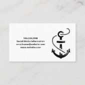Bas en anker | Verzenddok | Light House Visitekaartje (Achterkant)