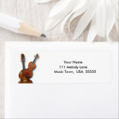 Bas en Viool Retouradres Label (Insitu)