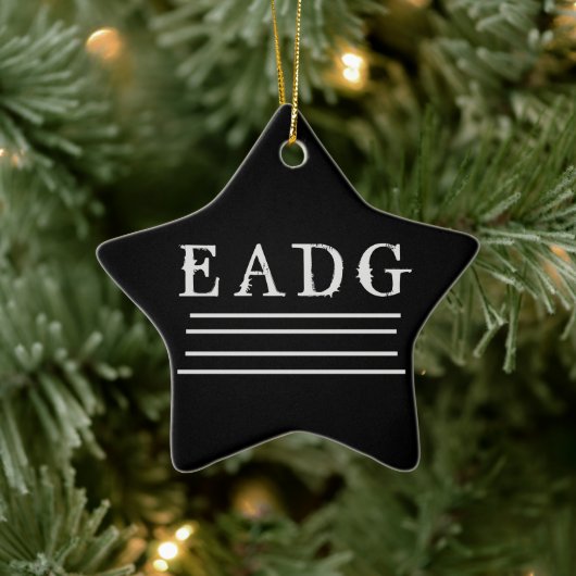 Bas gestemd keramisch ornament (Boom)