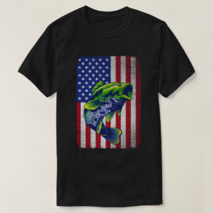 bas Gevist 4 juli Amerikaanse vlag T-shirt