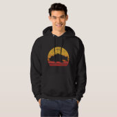 Bas Gevist Forest Largemouth Bass Fish Retro Vin Hoodie (Voorkant volledig)