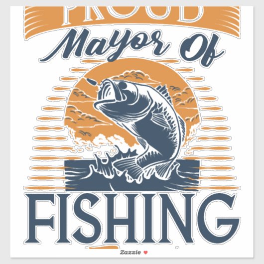 Bas Gevist voor Vissen Lover Sticker (Vel)