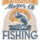 Bas Gevist voor Vissen Lover Sticker (Voorkant)