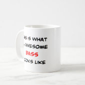 bas, geweldig koffiemok (Voorkant links)
