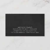 Bas gitarist bassist visitekaartje (Achterkant)