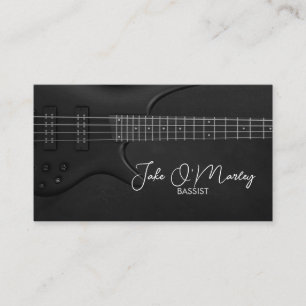 Bas gitarist bassist visitekaartje
