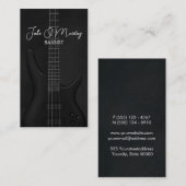 Bas gitarist bassist visitekaartje (Voorkant / Achterkant)