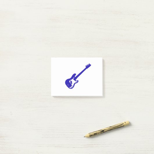 bas guitar slanke blauwe grafiek.png post-it® notes (Op bureau)