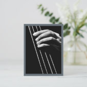 Bas-hand Briefkaart (Staand voorkant)