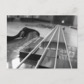 Bas in zwart briefkaart (Voorkant)