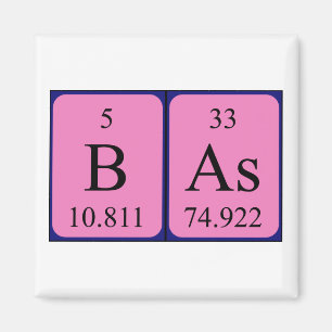 Bas periodieke lijstnaam magnet