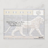 Bas Relief, Ishtar Lion Gate - Istanbul Briefkaart (Achterkant)