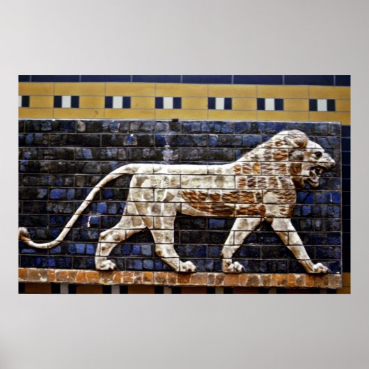 Bas Relief, Ishtar Lion Gate - Istanbul Poster (Voorkant)