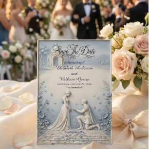 Bas-reliëf Neoklassieke Kapel Romantiek Save The Date
