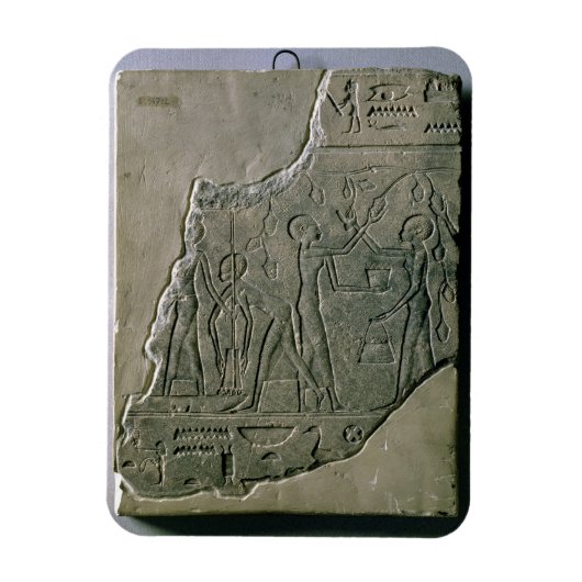 Bas relief of priestesses Collection grapes, 26th- Magneet (Verticaal)