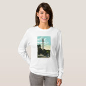 Bas Relief Tablet en Pilgrim Memorial Uitzicht T-shirt (Voorkant volledig)