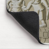 Bas Relief van de Oude Azitische Warriors van de S Muismat (Hoek)