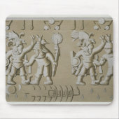 Bas Relief van de Oude Azitische Warriors van de S Muismat (Voorkant)