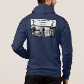 BAS Retro Design Rits Hoodie (Achterkant)