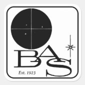 BAS Retro Logo Sticker (Voorkant)