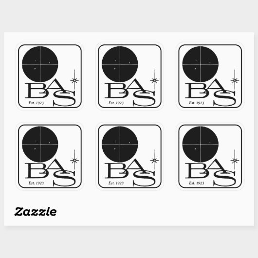 BAS Retro Logo Sticker (Vel)