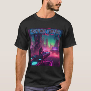 Bas Techno Trance Raves DJ Graphic - Toekomst Vibe T-shirt