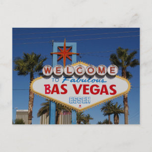 Bas vegas briefkaart
