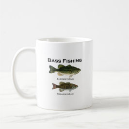 Bas Vissen Logo (largemouth - smallmouth) Koffiemok