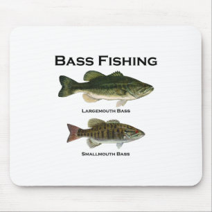 Bas Vissen Logo (largemouth - smallmouth) Muismat