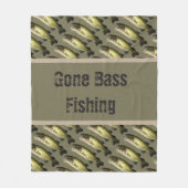 Bas Vist Mannen Gemiddelde Vluchten Blanket Fleece Deken (Voorkant)