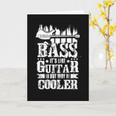 Bas zijn als gitaar, maar veel koeler kaart (Gele Bloem)